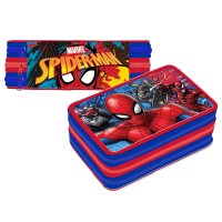 3221: Spiderman 3 Zipped Filled Pencil Case (45 Piece)